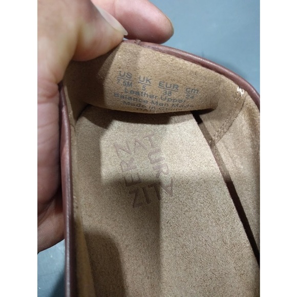 Naturalizer Womens Darcy Tassel Penny Loafer with Heel Brown Multi Leather 7.5 - Picture 2 of 3